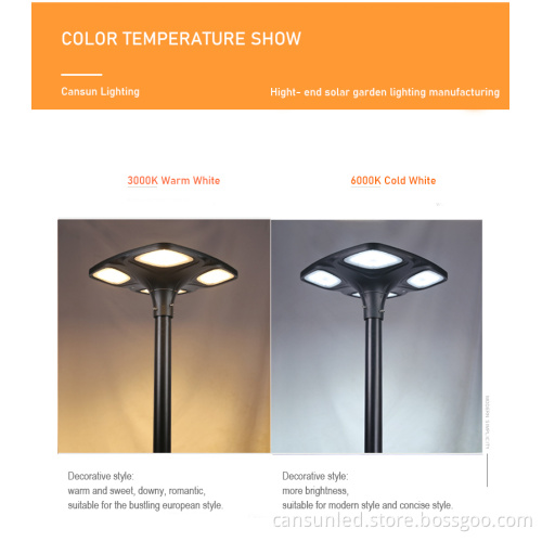 IP65 LED Garden Light Top Pole Park Lighting 80W